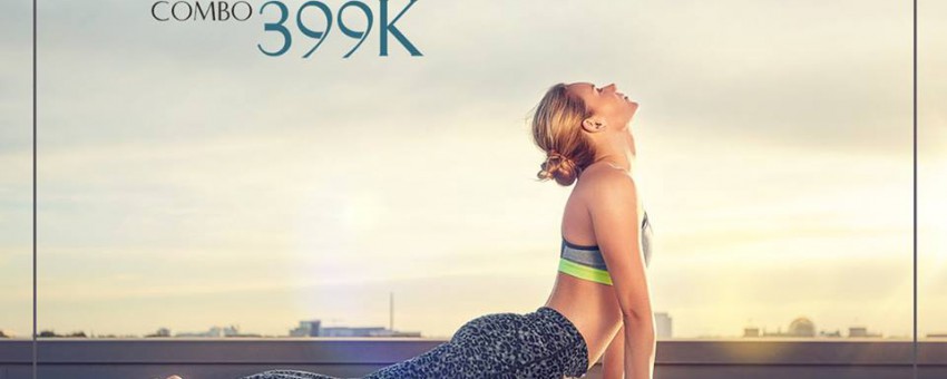 Combo tập Gym Yoga Sauna chỉ 399.000đ tại Golden Gym