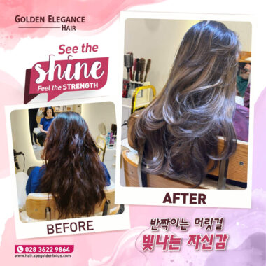 고급 헤어살롱 GRAND OPENING – 전 서비스 50% 할인 이벤트