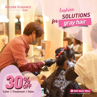 Stylish Hair Dyed Models – Cleverly Covering Gray Hair