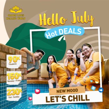 WHAT'S HOT IN JULY- GET YOUR MOOD CHILL UP- HUNT FOR DEALS AT GOLDEN LOTUS HEALING WORLD