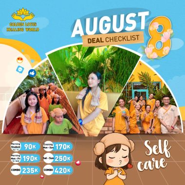 CHECKLIST OF "SELF-CARE" DEALS IN AUGUST