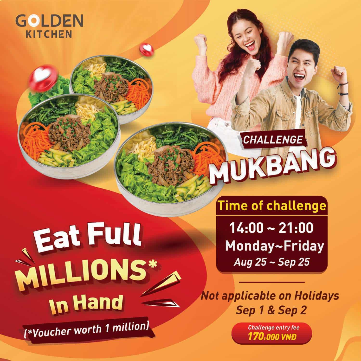 MUKBANG GOLDEN KITCHEN CONTEST WIN VOUCHER