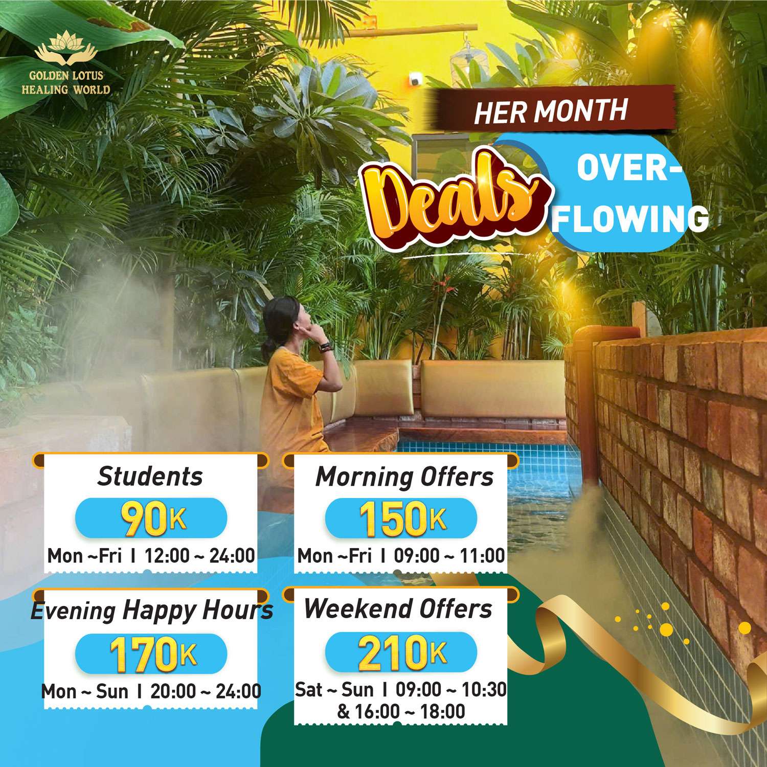 October Offers - Her month - deals overflowing