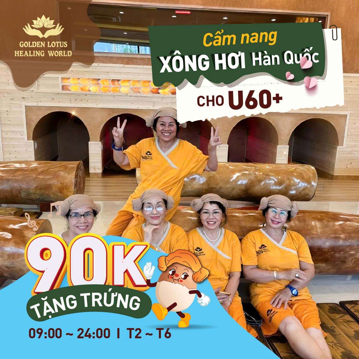 Cẩm Nang Xông Hơi Hàn Quốc Cho Cô Chú U60+ Luôn Vui Khỏe