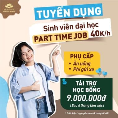 Ở Đây Có Job “Ngon”- Dành Cho Sinh Viên - Tài trợ học bổng đến 9 triệu