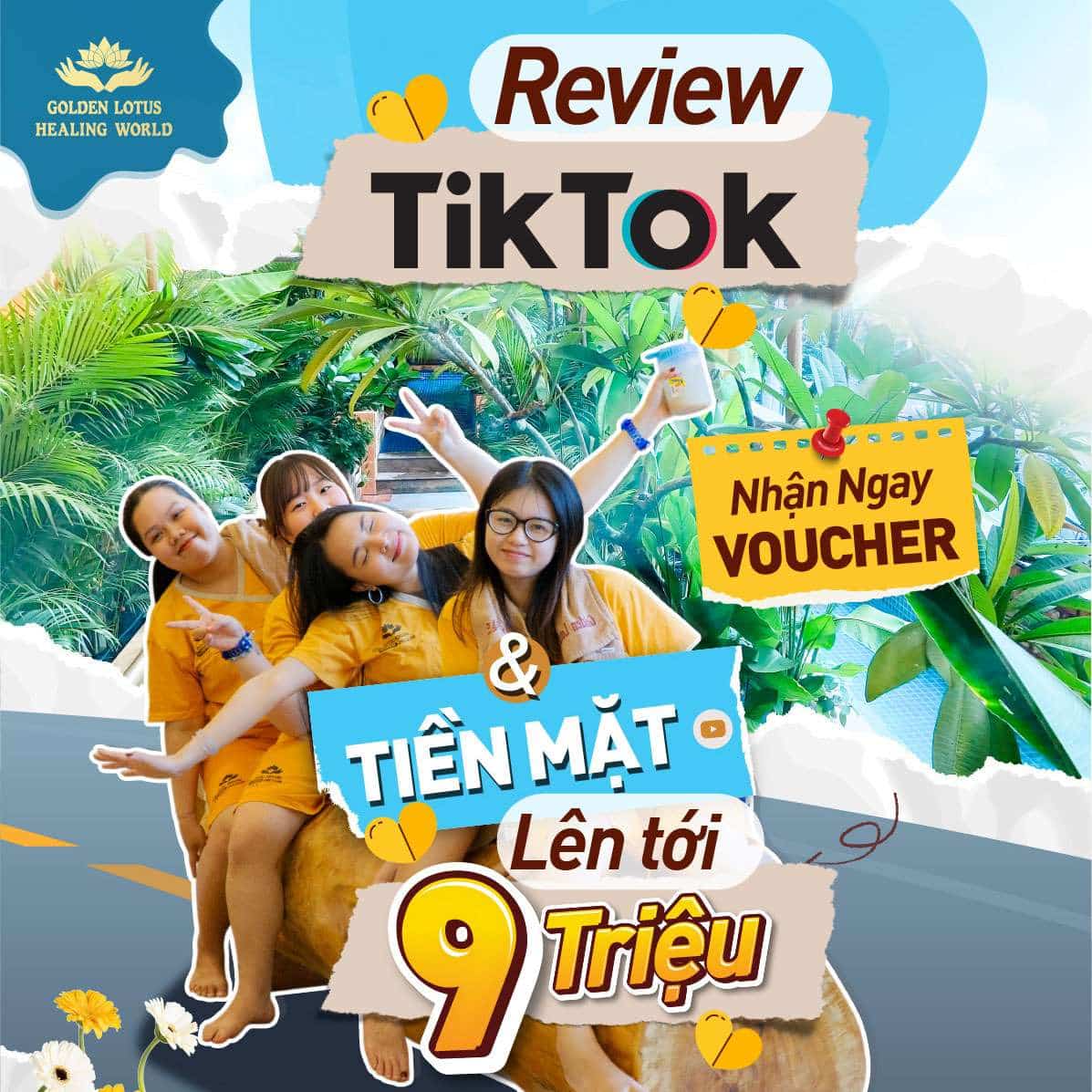 Đăng Clip Review TikTok - Nhận Ngay Voucher & Tiền Mặt Lên Tới 9 Triệu
