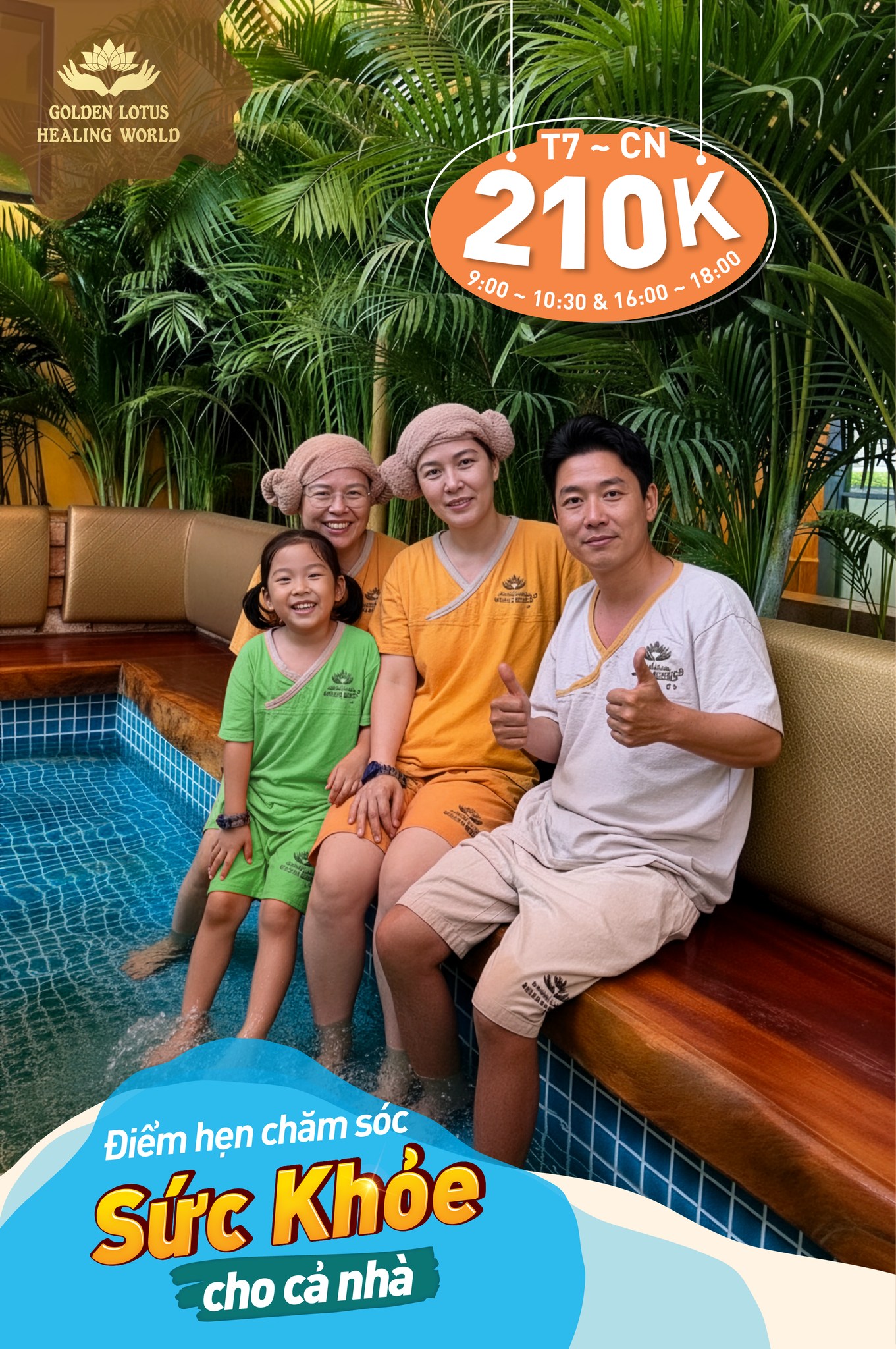 Golden Lotus – Điểm Hẹn Chăm Sóc Sức Khỏe – Nghỉ Dưỡng Cho Cả Nhà