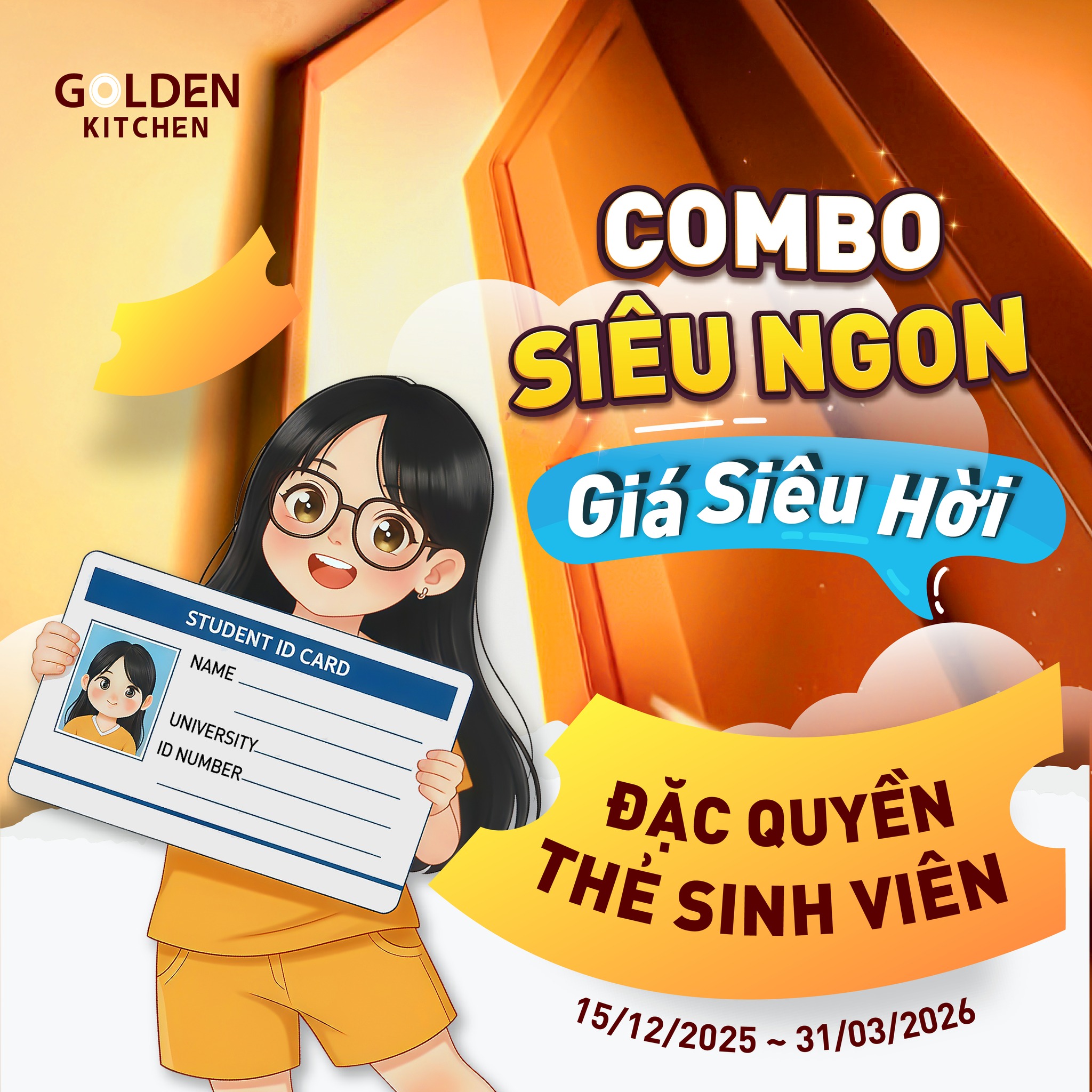 Đặc Quyền Thẻ HSSV: Combo Siêu Ngon – Giá Siêu Hời