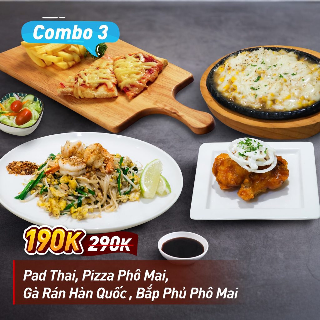 Đặc Quyền Thẻ HSSV: Combo Siêu Ngon – Giá Siêu Hời