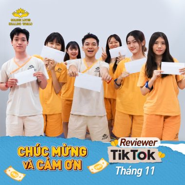 Vinh Danh Các Reviewer Xuất Sắc Tháng 11 – Cơ Hội Nhận Giải Mỗi Tháng Cùng Golden Lotus