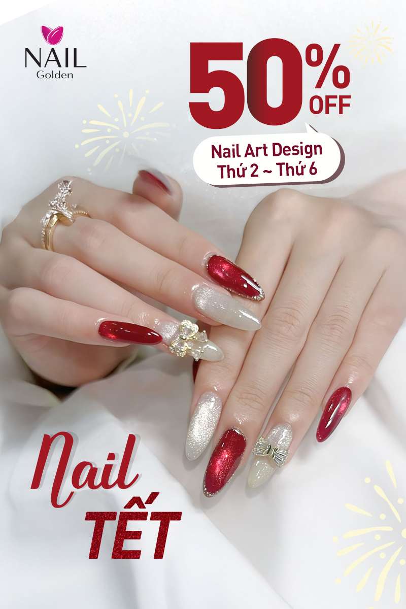 Lên Bộ Nail Xinh, Ăn Tết Tây Linh Đình – Nhận Ưu Đãi 50%