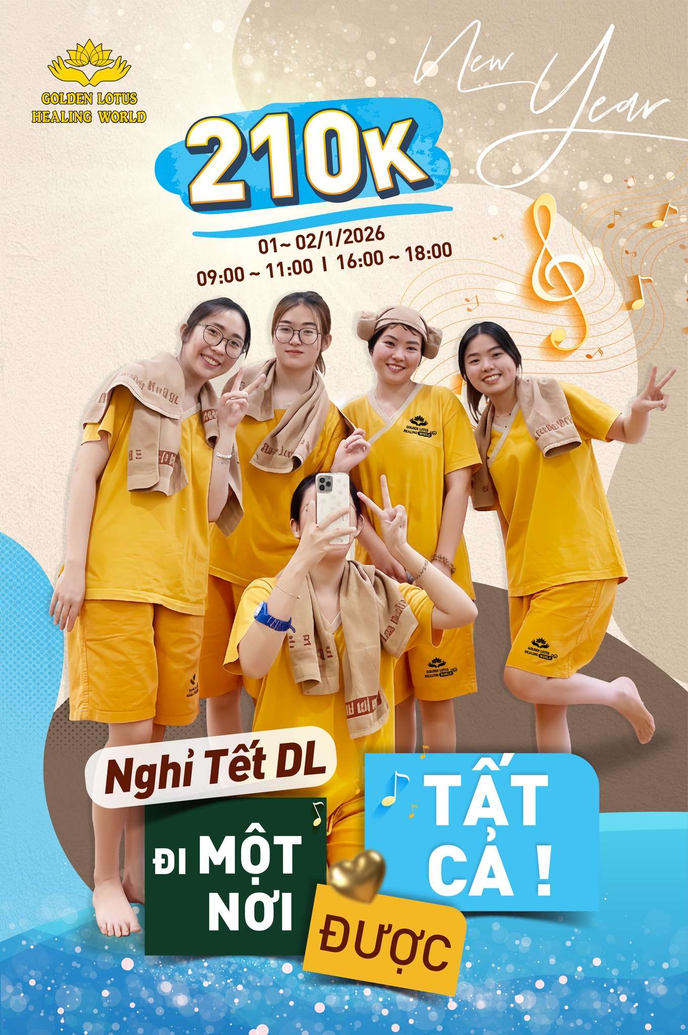 Nghỉ Tết Dương Lịch – Đi 1 Nơi, Được Tất Cả!