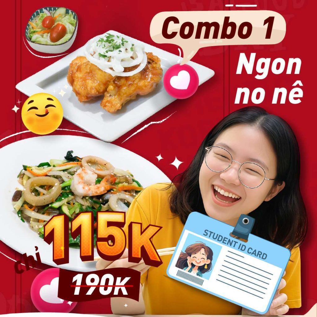 CHỈ 115K – HSSV THƯỞNG TRỌN COMBO BẮT GU, ĐỦ ĐẦY