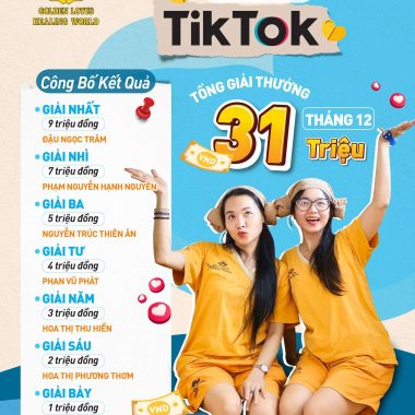 Công Bố Kết Quả Chương Trình Review TikTok Tháng 12