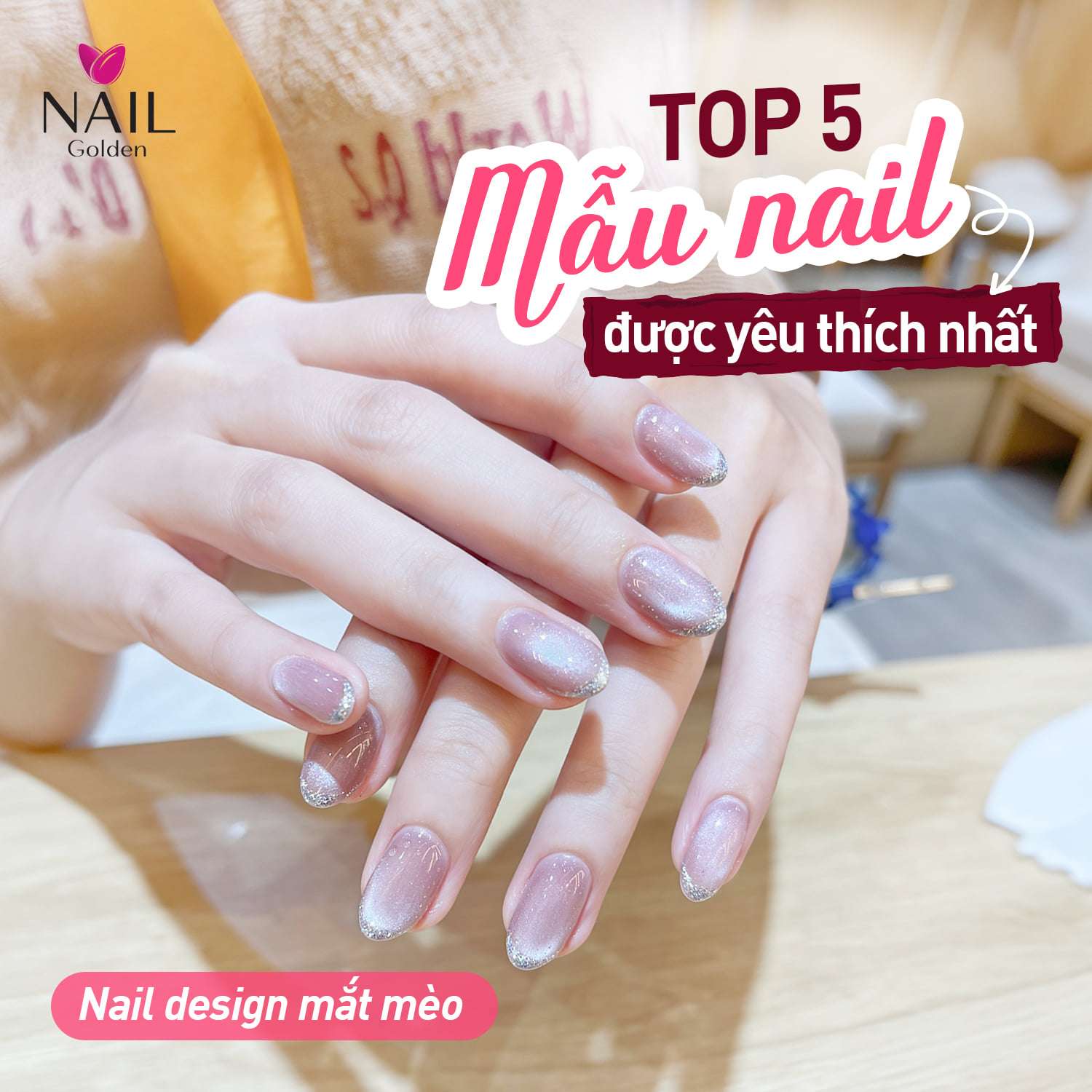 Top 5 Mẫu Nail Được Yêu Thích Nhất Tại Golden Nail