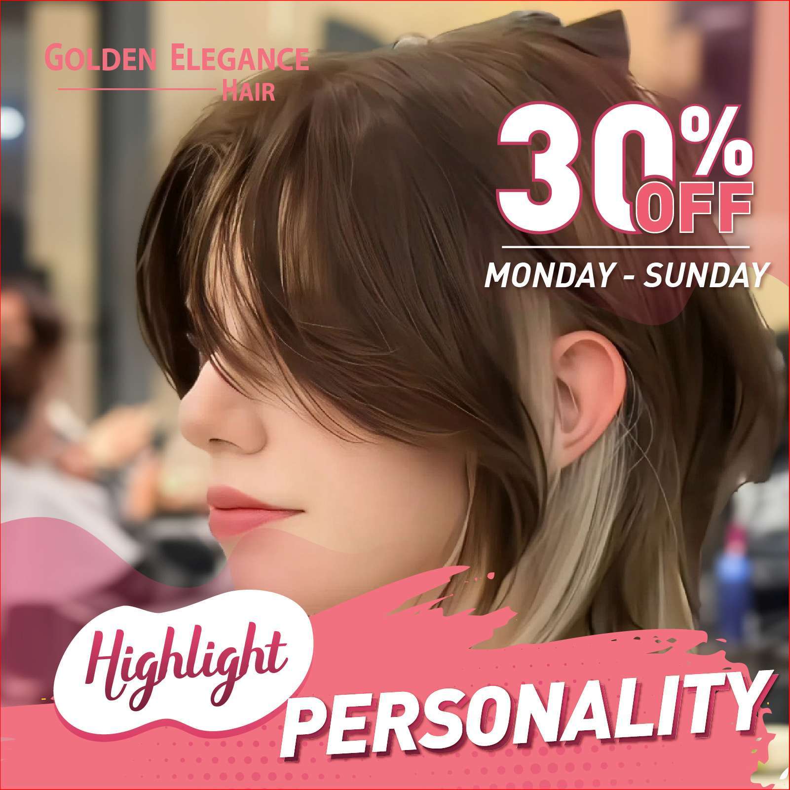 HIGHLIGHTS THAT SHOW YOUR PERSONALITY AND INDIVIDUALITY AT GOLDEN ELEGANCE HAIR