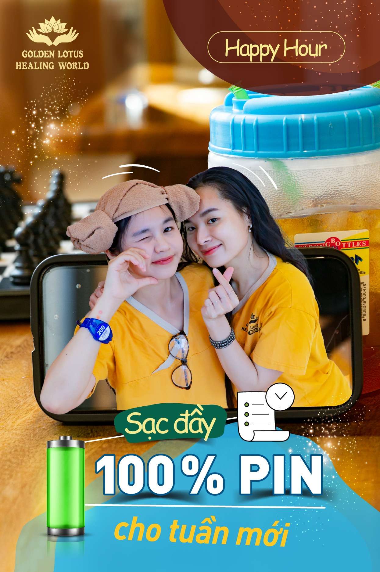 [Happy Hour] Sạc 100% – “High” Pin Cho Tuần Mới