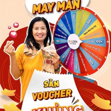 Vòng Quay May Mắn, Săn Voucher Khủng