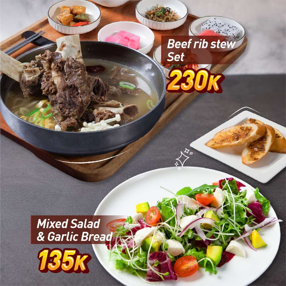 MENU GIA ĐÌNH BỒI BỔ CHO NGƯỜI LỚN, KHOÁI KHẨU CHO TRẺ EM GOLDEN KITCHEN